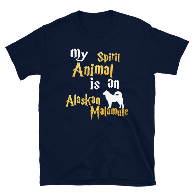 Alaskan Malamute T shirt -  Spirit Animal Unisex T-shirt