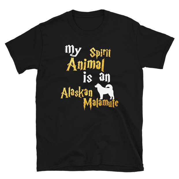 Alaskan Malamute T shirt -  Spirit Animal Unisex T-shirt